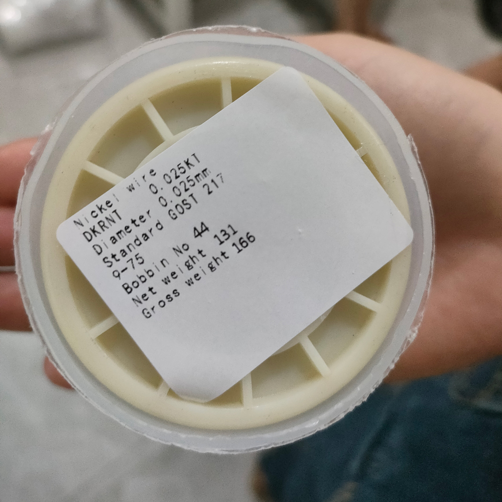 0.025 मिमी शुद्ध निकल तार आपूर्तिकर्ता