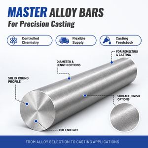 K418 (IN713C) Lisovac&iacute; tyč ze superslitiny Master Alloy Bar